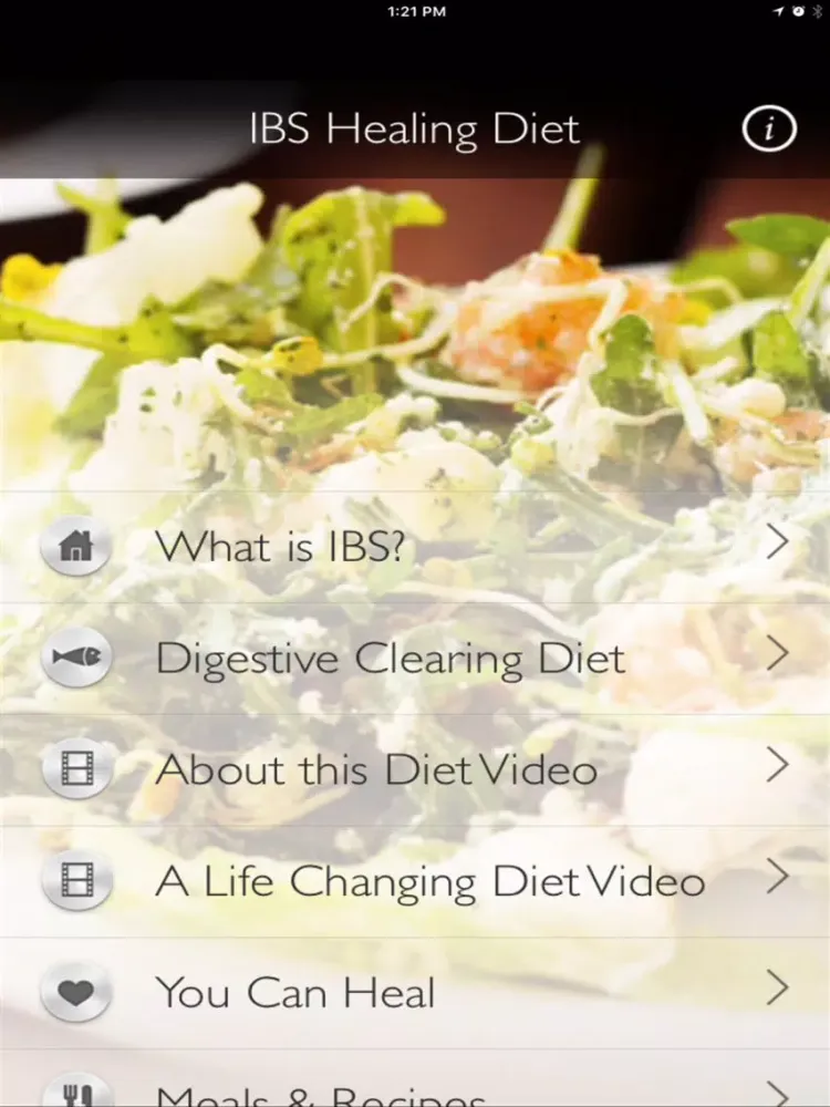 ภาพหน้าจอของ IBS Diet iPad 