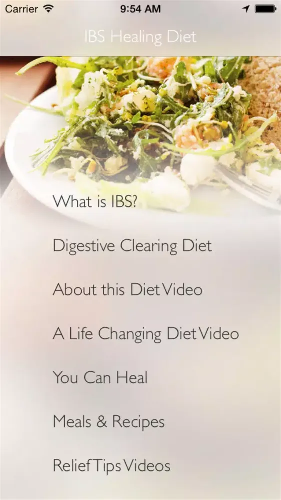 ภาพหน้าจอของ IBS Diet