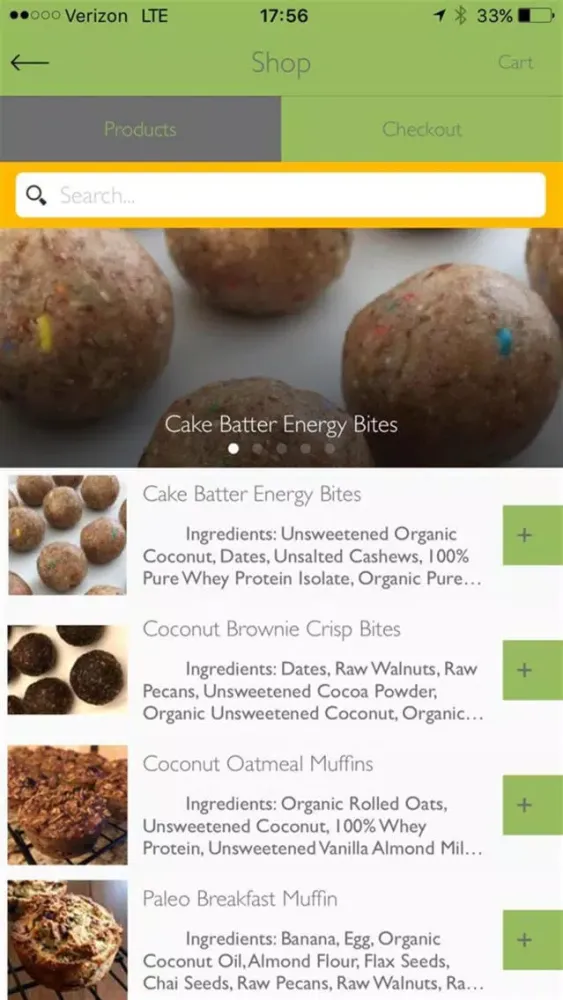 Captures d'écran de StayFit Snacking