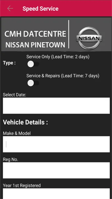 CMH Nissan Pinetown स्क्रीनशॉट