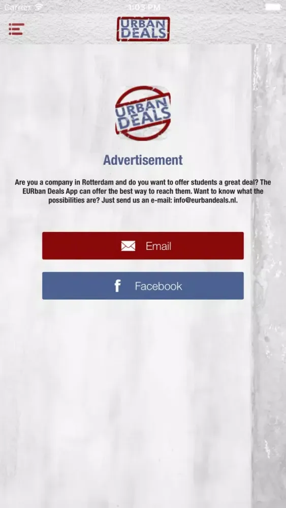Urban Deals スクリーンショット