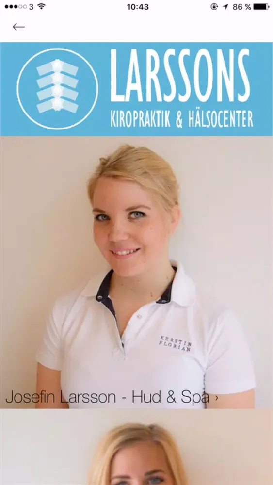 Скриншоты Larssons K. Hälsocenter