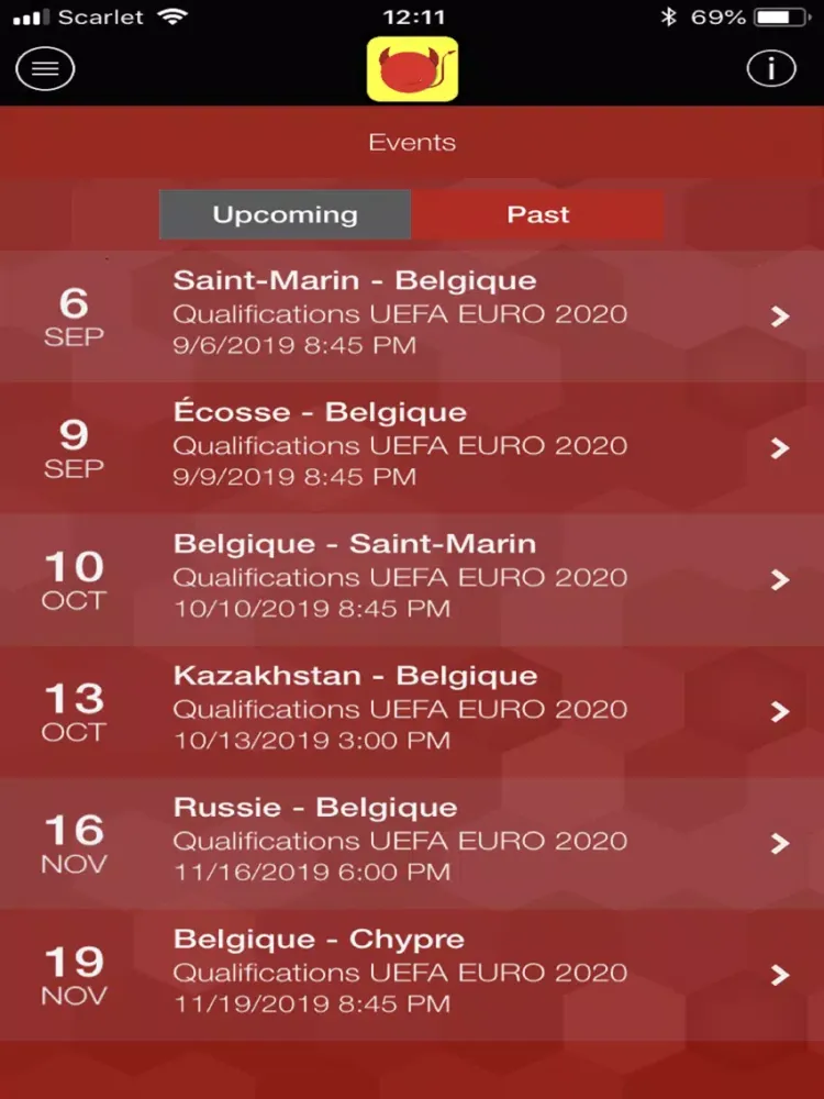 Скриншоты Devils Fan - Belgium Football iPad 