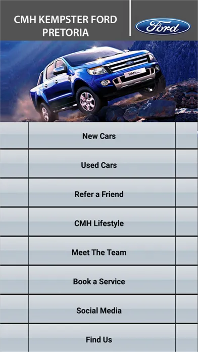 Tangkapan skrin CMH Kempster Ford Pretoria