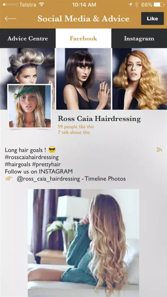 Captures d'écran de Ross Caia Hair