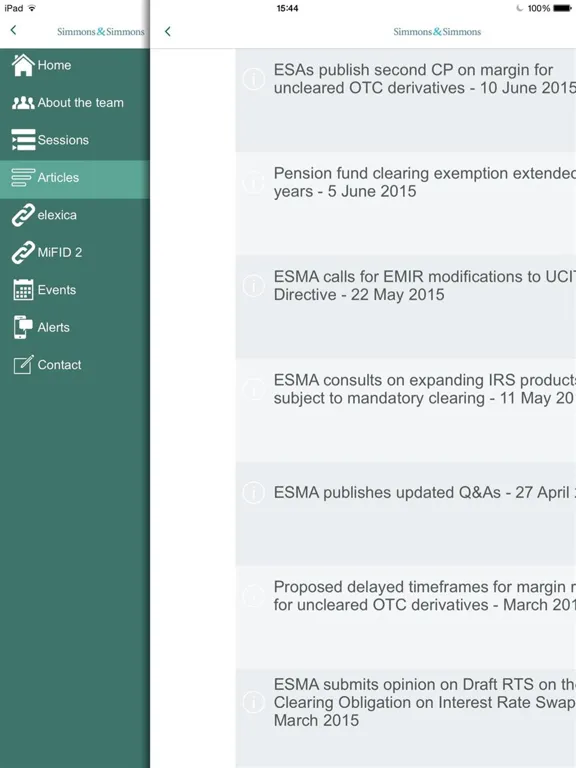 Amsterdam Derivatives Academy iPad  سکرین شاٹس