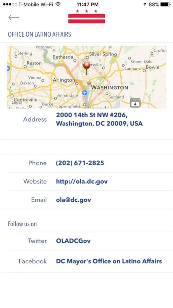 Somos Washington DC スクリーンショット