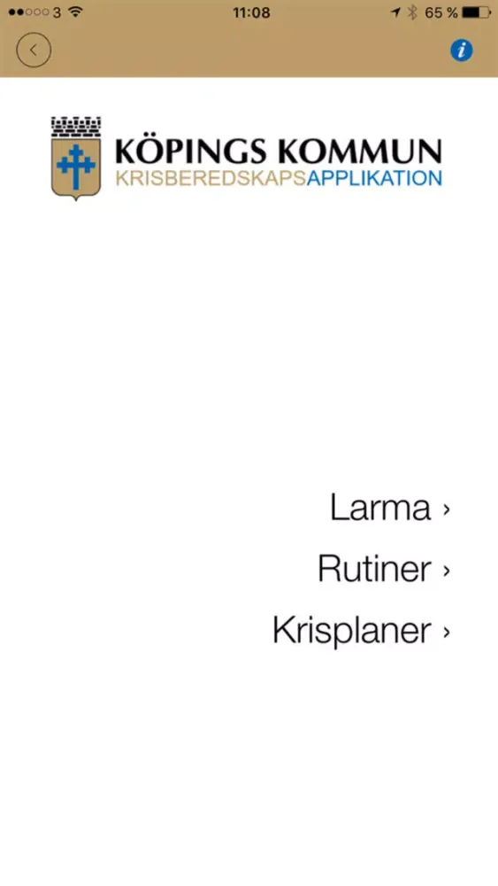 Krisapp Köping Screenshots