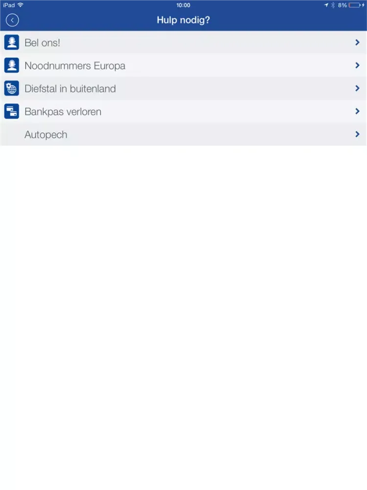 ภาพหน้าจอของ BSB Verzekeringen iPad 