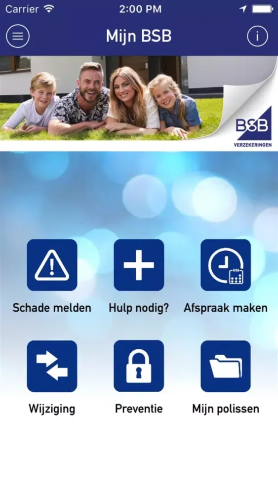 ภาพหน้าจอของ BSB Verzekeringen