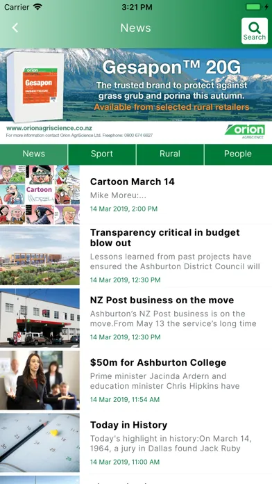 Capturas de tela do The Ashburton App