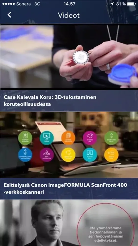 Canon Oy Screenshots