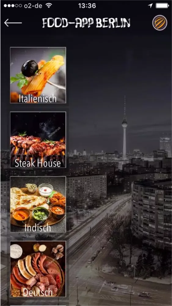 Capturas de pantalla de Food-App Berlin