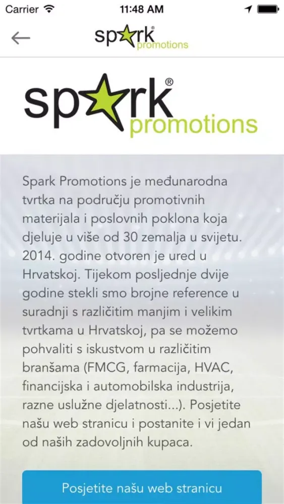 Spark Promotions Nogomet App Screenshots