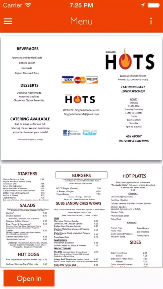 Binghamton Hots स्क्रीनशॉट