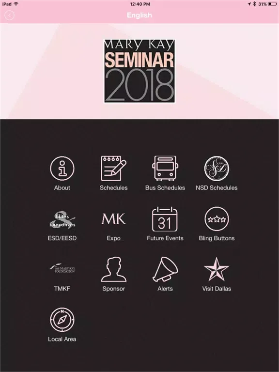 Screenshot di MK Events iPad 