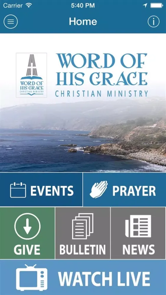 Ảnh chụp màn hình của Word of His Grace Christian