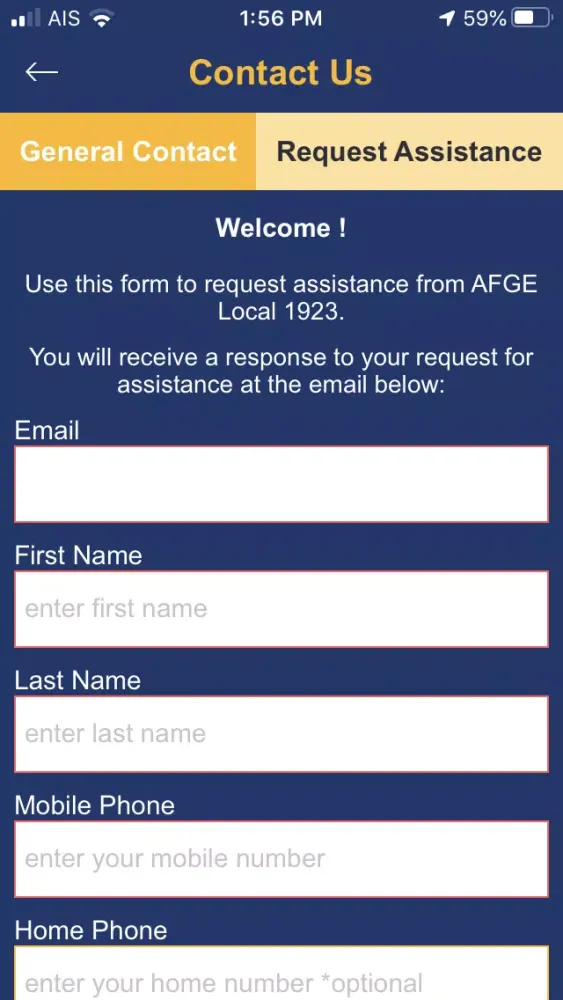 AFGE Local 1923应用截图