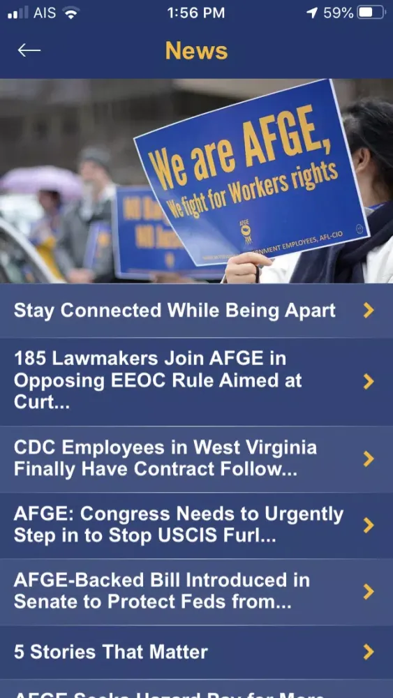AFGE Local 1923应用截图