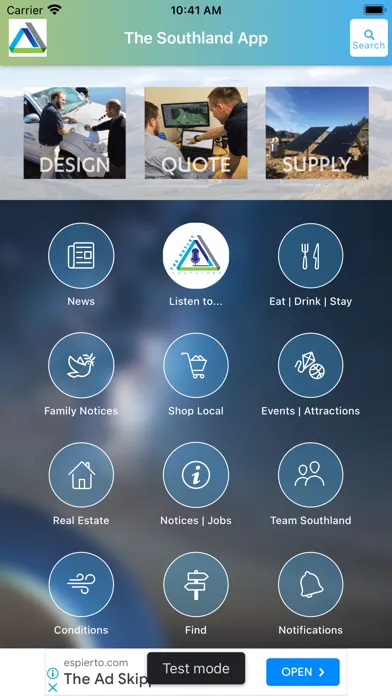 Скриншоты The Southland App