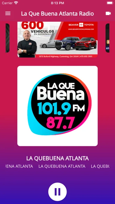 Captures d'écran de La que buena Atlanta