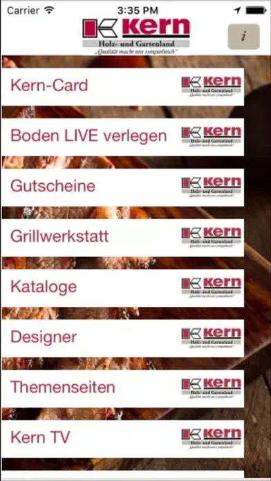 Kern-App Ekran Görüntüleri