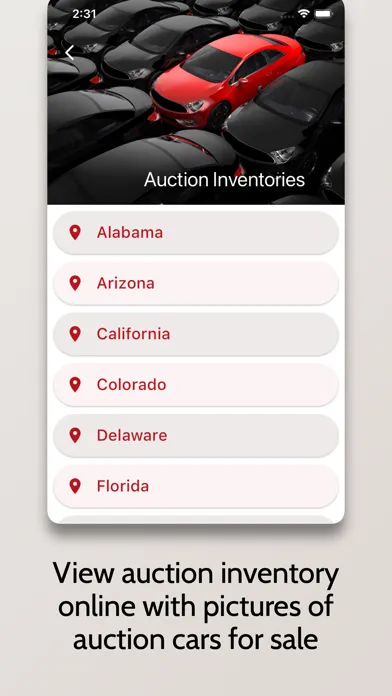 ภาพหน้าจอของ Public Auto Auctions