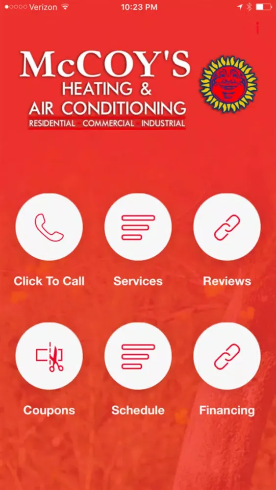 Capturas de pantalla de McCoy's HVAC