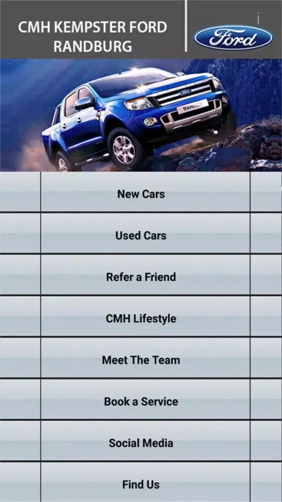 Tangkapan layar CMH Ford Randburg