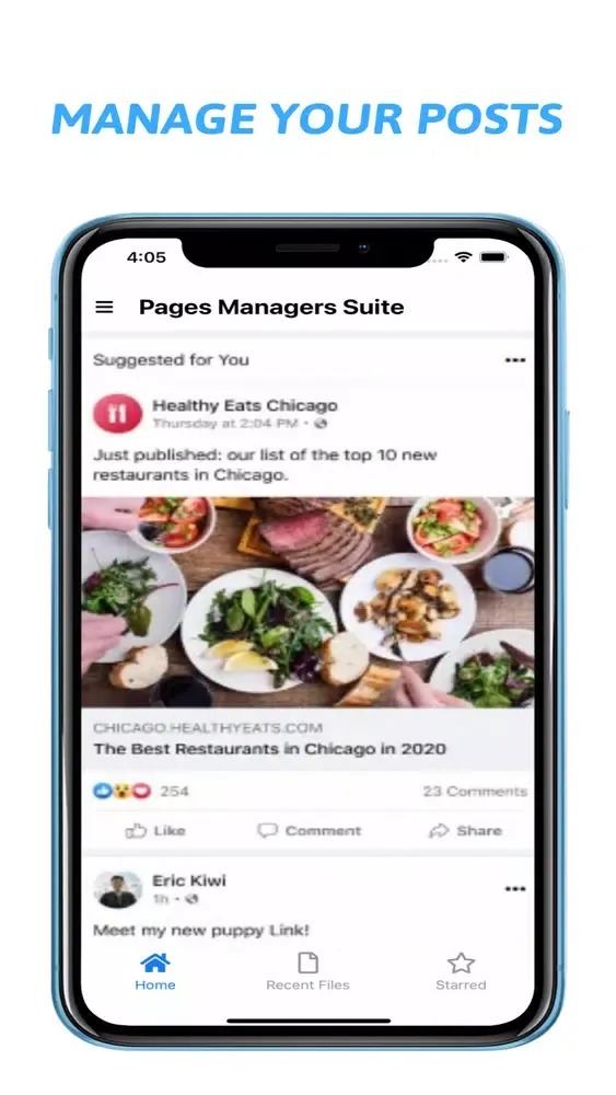Pages Managers Suite Screenshots