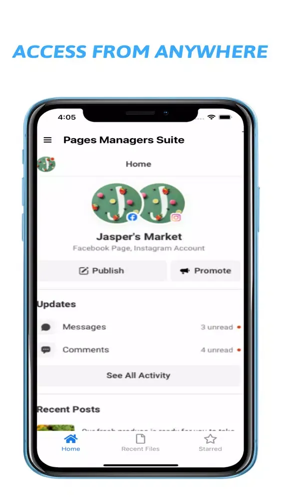 Pages Managers Suite Screenshots