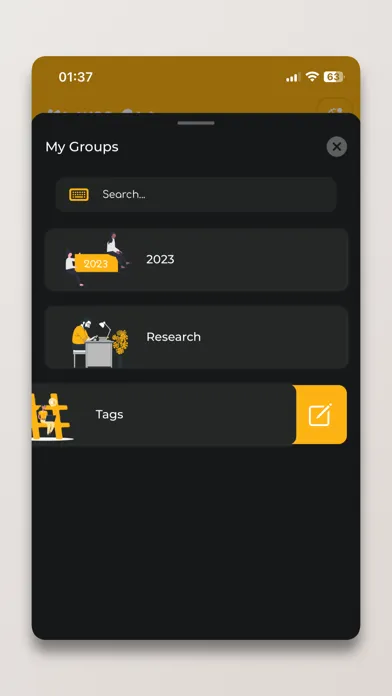 ภาพหน้าจอของ Klaypp: Clipboard Manager