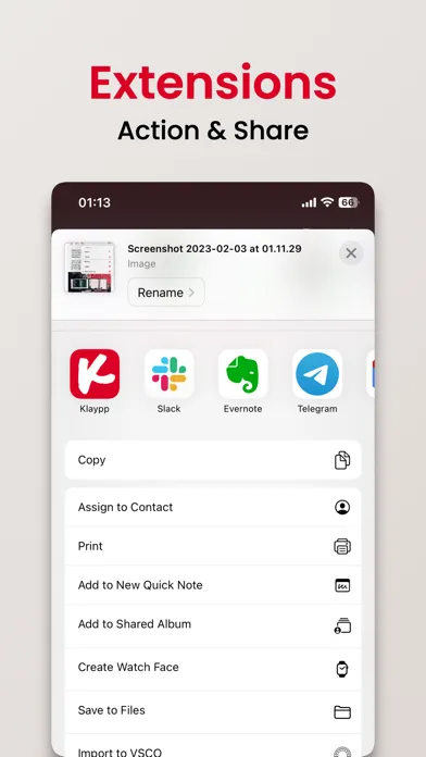 ภาพหน้าจอของ Klaypp: Clipboard Manager