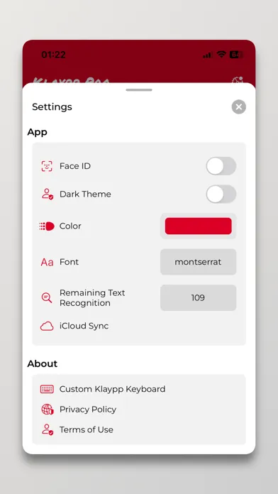 ภาพหน้าจอของ Klaypp: Clipboard Manager