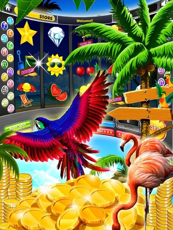 تصاویر Paradise Mania™ Slots: 5-Reel Spin Ember-s Jackpot iPad 