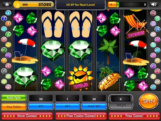 تصاویر Paradise Mania™ Slots: 5-Reel Spin Ember-s Jackpot iPad 