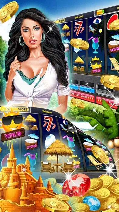 تصاویر Paradise Mania™ Slots: 5-Reel Spin Ember-s Jackpot