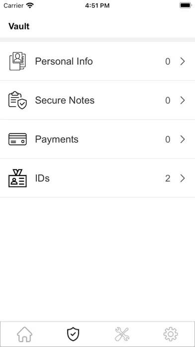 Tangkapan layar Password Manage.