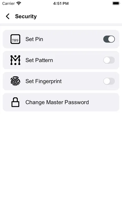 Tangkapan layar Password Manage.