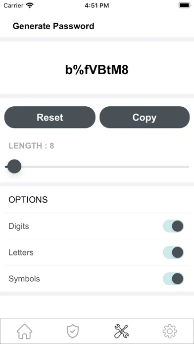 Tangkapan layar Password Manage.
