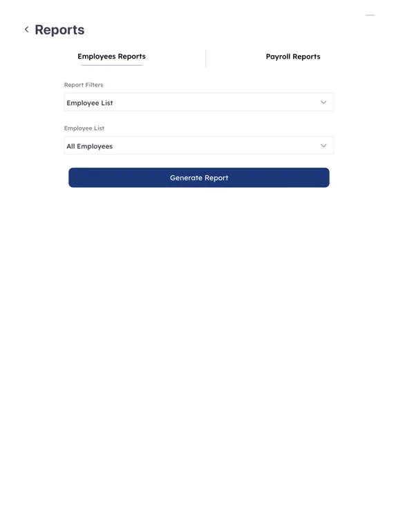PayDay Global Payroll Software iPad  Screenshots