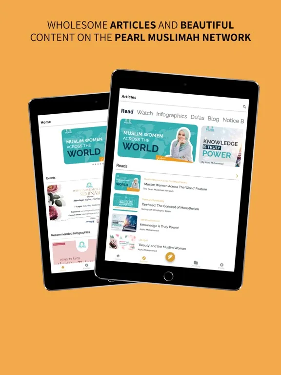 The Pearl Muslimah Network iPad  스크린샷