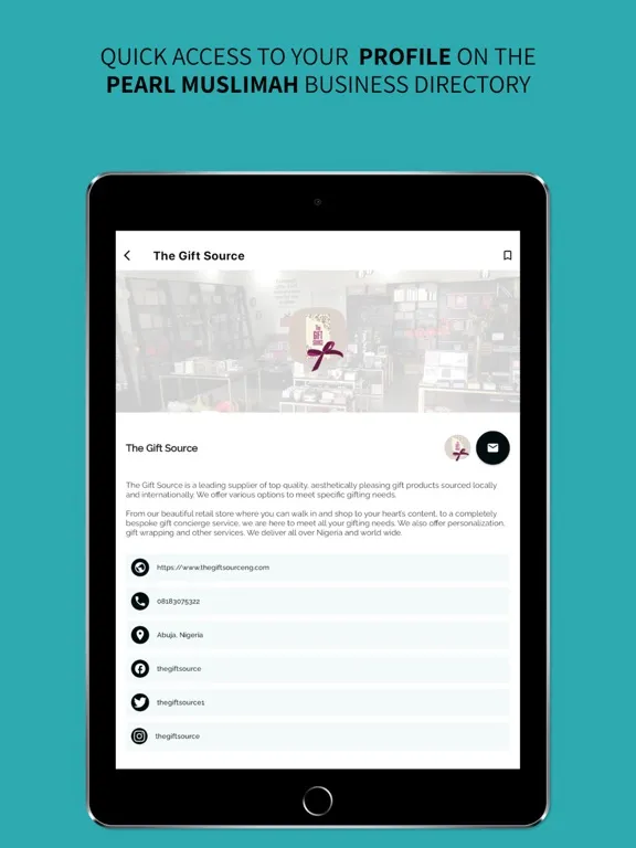 The Pearl Muslimah Network iPad  스크린샷