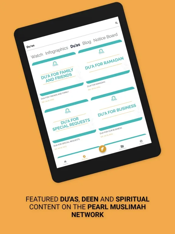 The Pearl Muslimah Network iPad  스크린샷