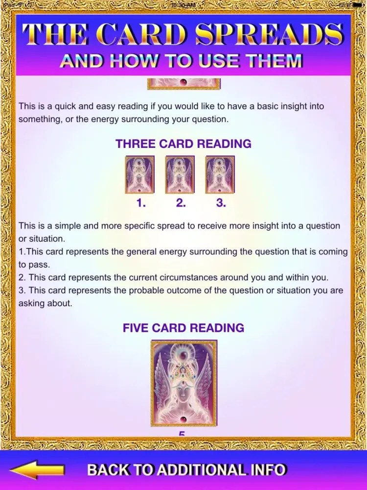 Capturas de tela do PEARLS OF WISDOM ANGEL CARDS ~ AEOLIAH iPad 