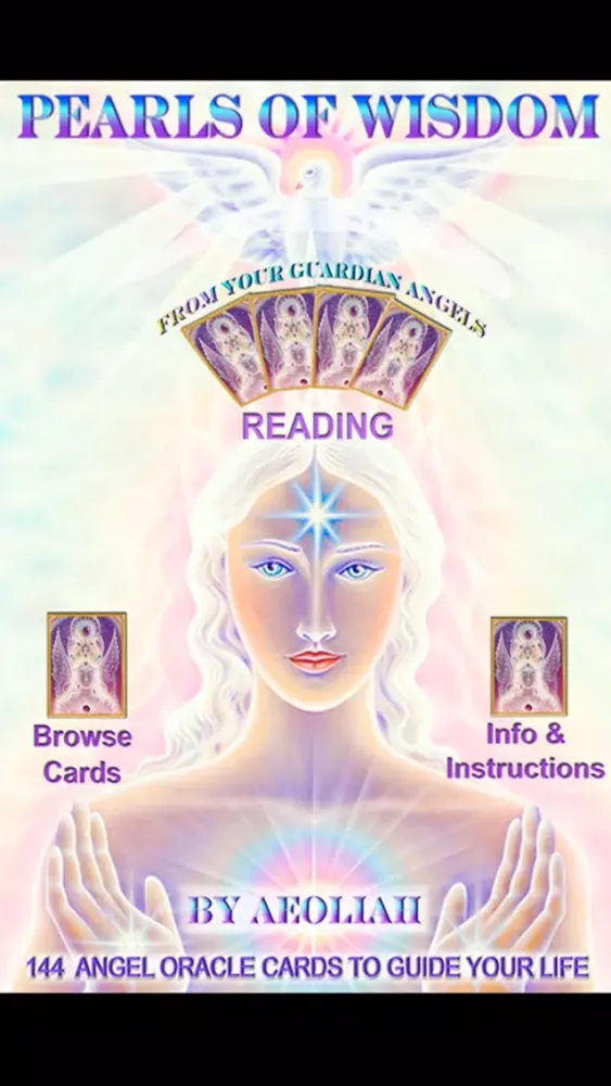 Capturas de tela do PEARLS OF WISDOM ANGEL CARDS ~ AEOLIAH