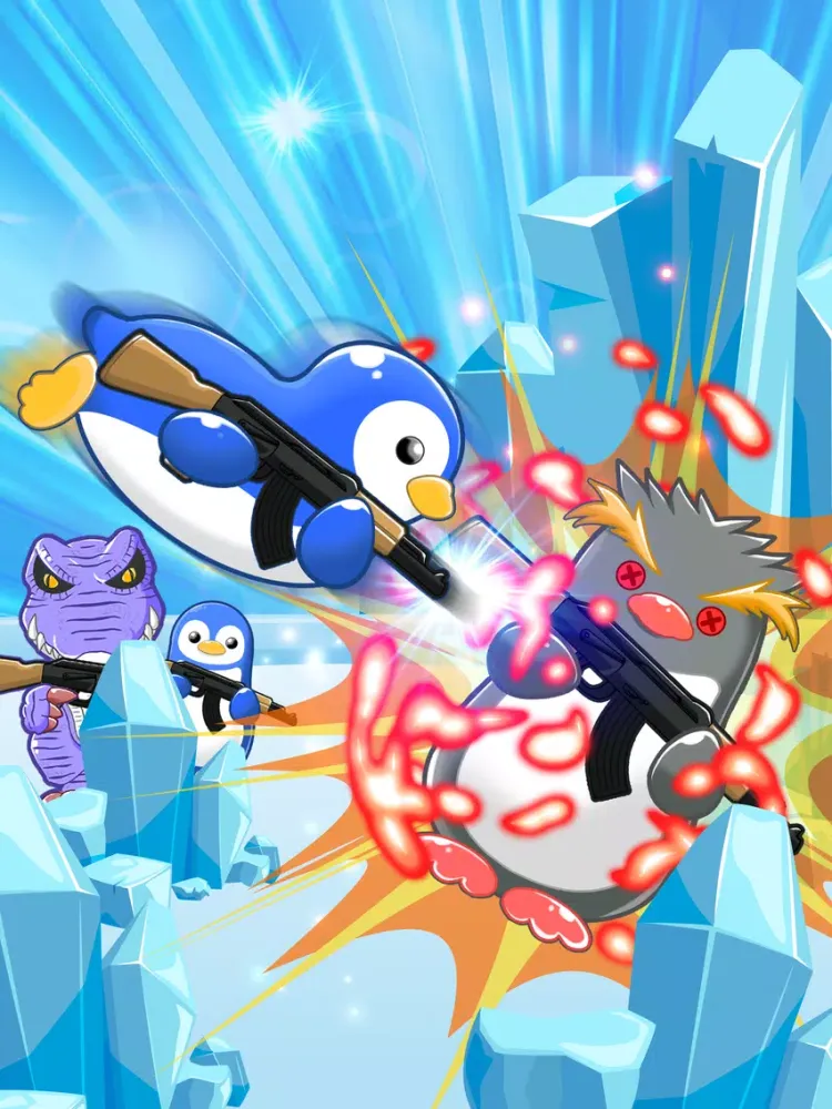 ภาพหน้าจอของ Penguin Wars -Online Battle- iPad 