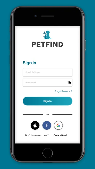 Captures d'écran de Petfind Mobile