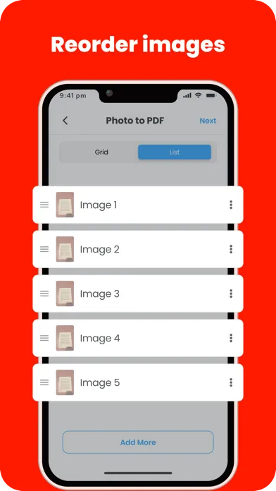 Capturas de tela do PDF Scan: Convert Photo to PDF