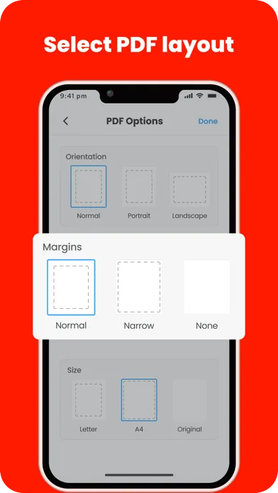 Capturas de tela do PDF Scan: Convert Photo to PDF